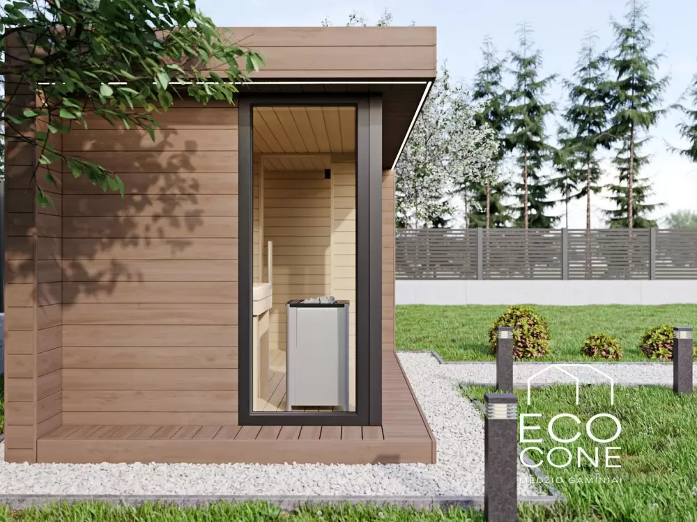 Medinė jauki sauna / pirtis