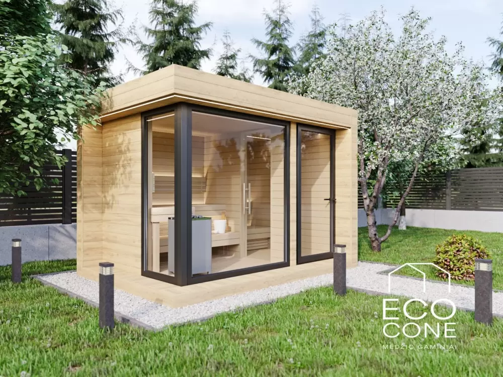 Medinė jauki sauna / pirtis