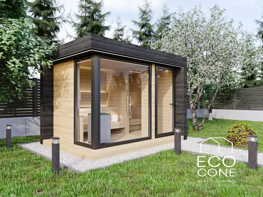 Medinė jauki sauna / pirtis